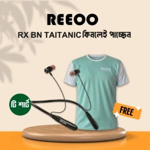 REEOO 60H RX-BN TAITANIC স্পোর্টস নেকব্যান্ড হেডফোন: আপনার ওয়ার্কআউটের সঙ্গী!